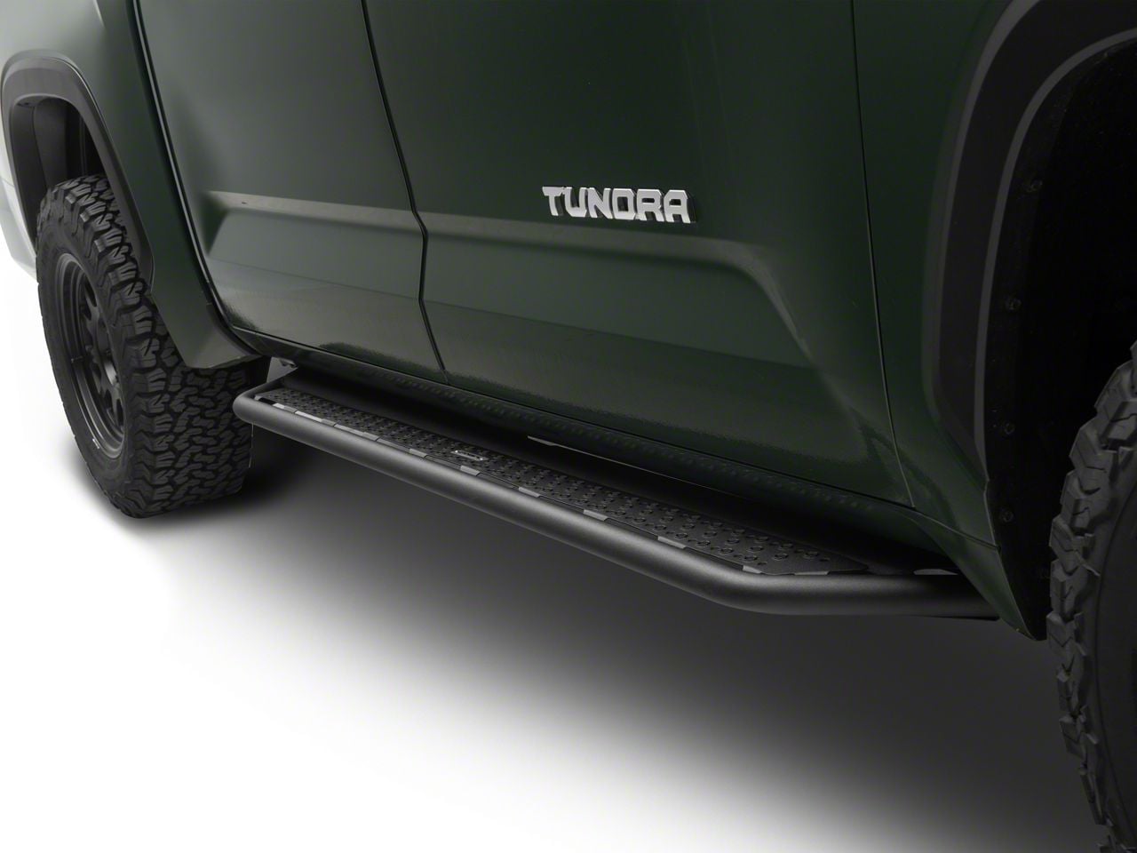 Go Rhino Tundra Dominator Xtreme D6 Side Step Bars; Textured Black