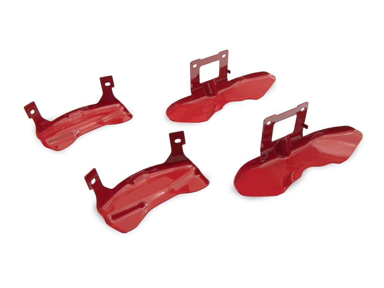 MGP Tundra Red Caliper Covers with MGP Logo; Front and Rear