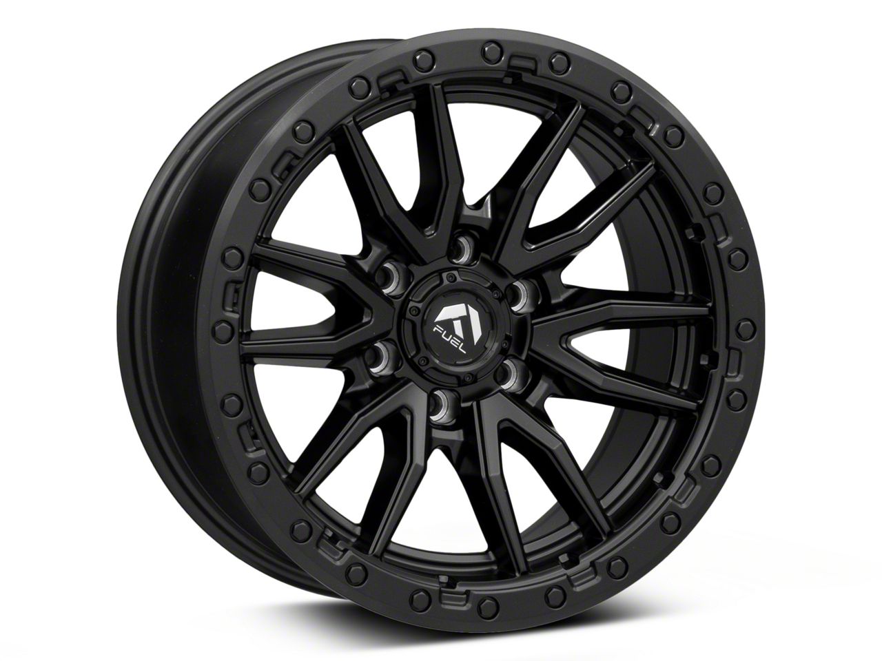 Fuel Wheels Tundra Rebel Matte Black 6-Lug Wheel; 20x9; 1mm Offset