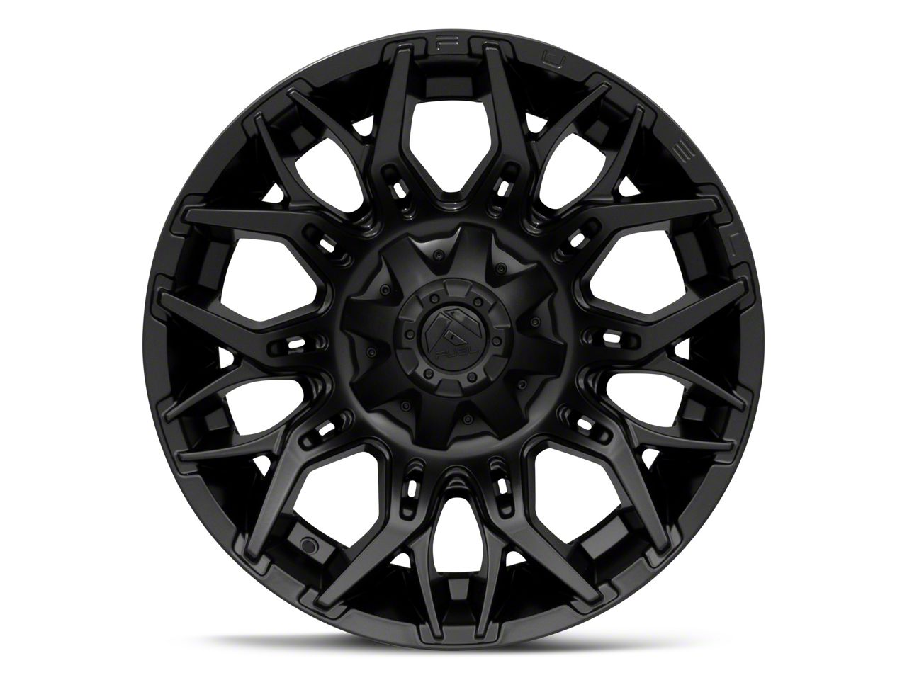 Fuel Wheels Tundra Twitch Blackout 5-Lug Wheel; 20x10; -18mm