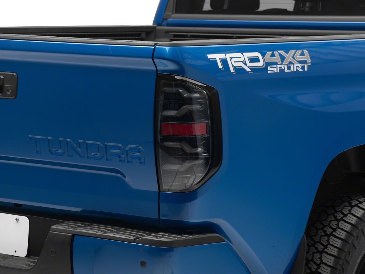 AlphaRex Tundra LUXX-Series LED Tail Lights; Alpha Black