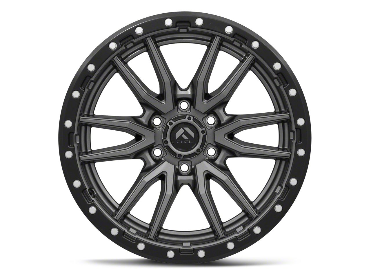 Fuel Wheels Tundra Rebel Matte Gunmetal 6-Lug Wheel; 20x9; 20mm