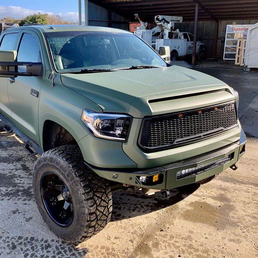 Tundra Octane Series Winch Front Bumper; Not Pre-Drilled for Front