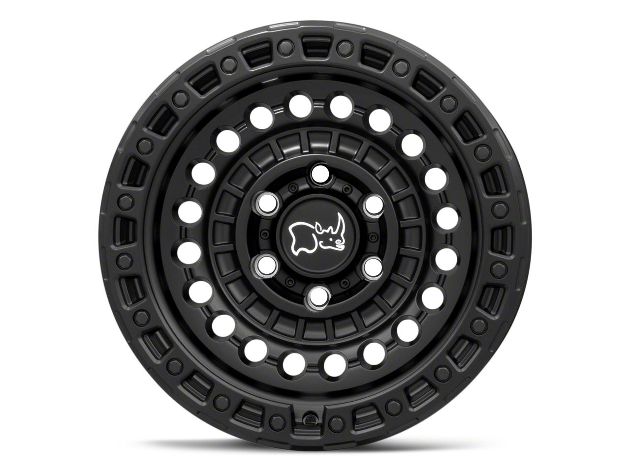 Black Rhino Tundra Sentinel Matte Black 6-Lug Wheel; 20x9.5; 12mm