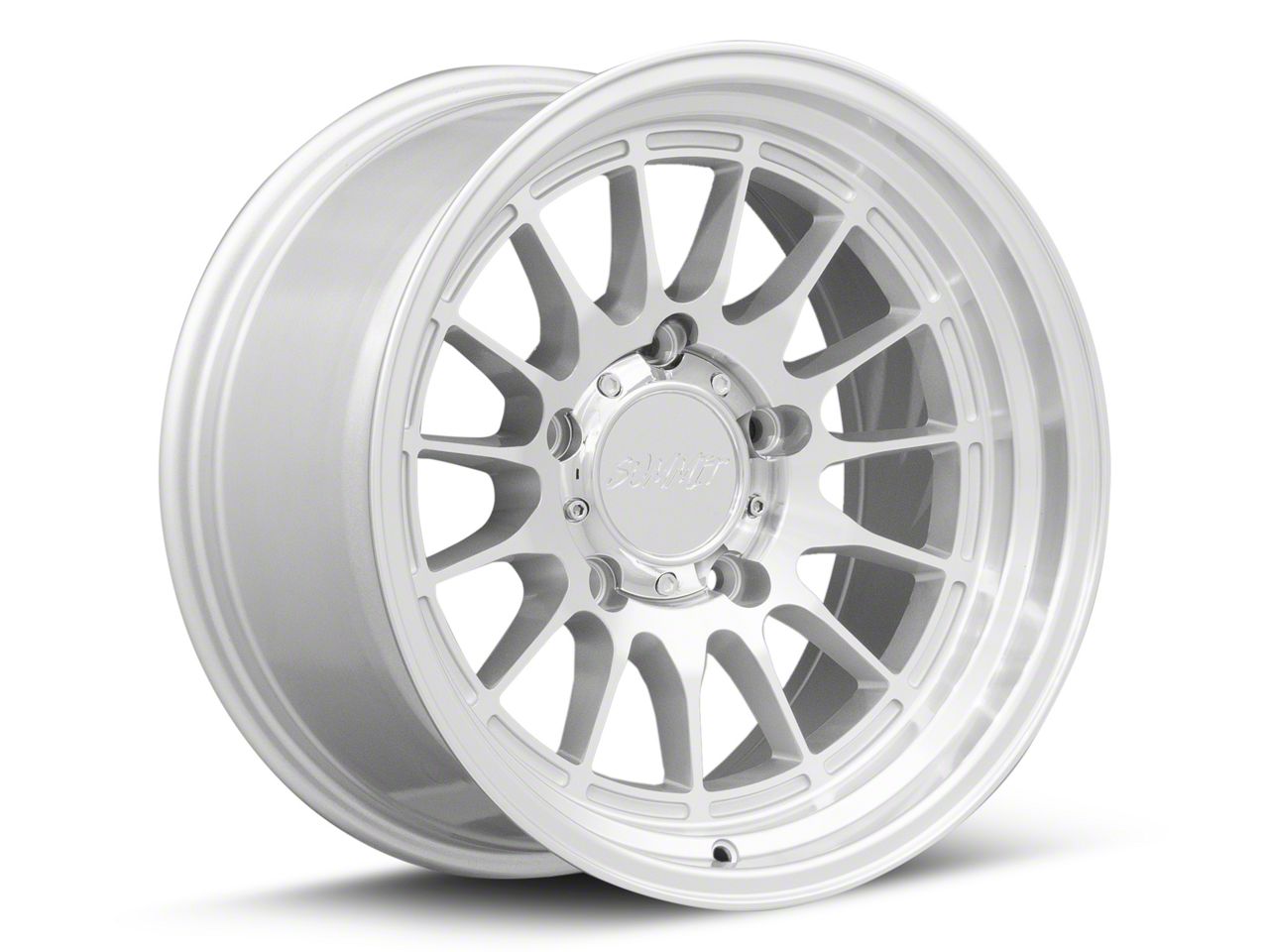 SSW Off-Road Wheels Tundra Dakar Machined Silver 5-Lug Wheel; 17x9