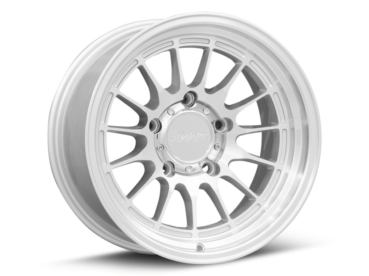 SSW Off-Road Wheels Tundra Dakar Machined Silver 5-Lug Wheel; 17x9