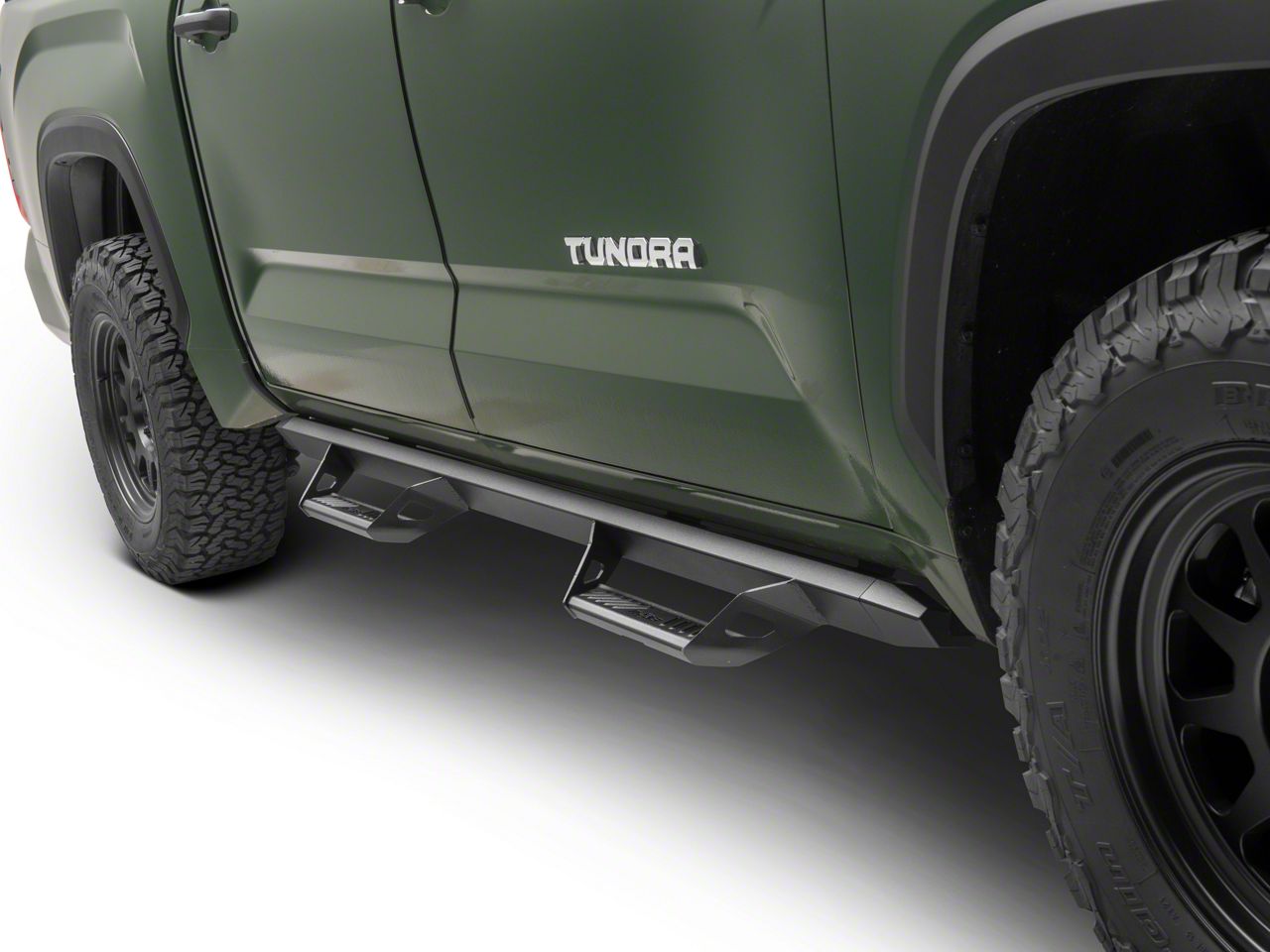N-Fab Tundra Predator Pro Nerf Side Step Bars; Textured Black