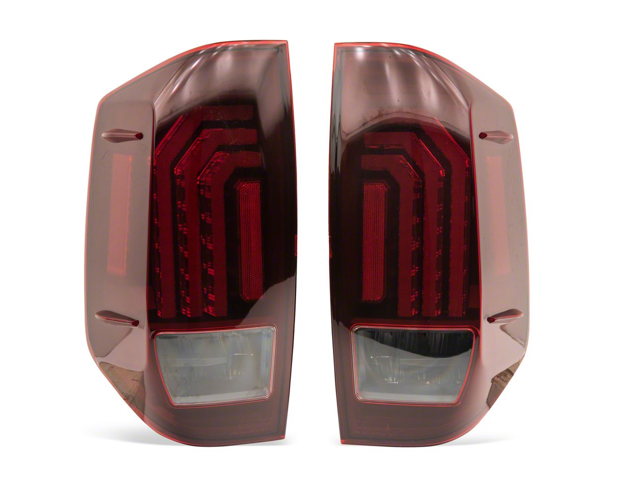 Morimoto Tundra XB LED Tail Lights; Black Housing; Red Lens LF706