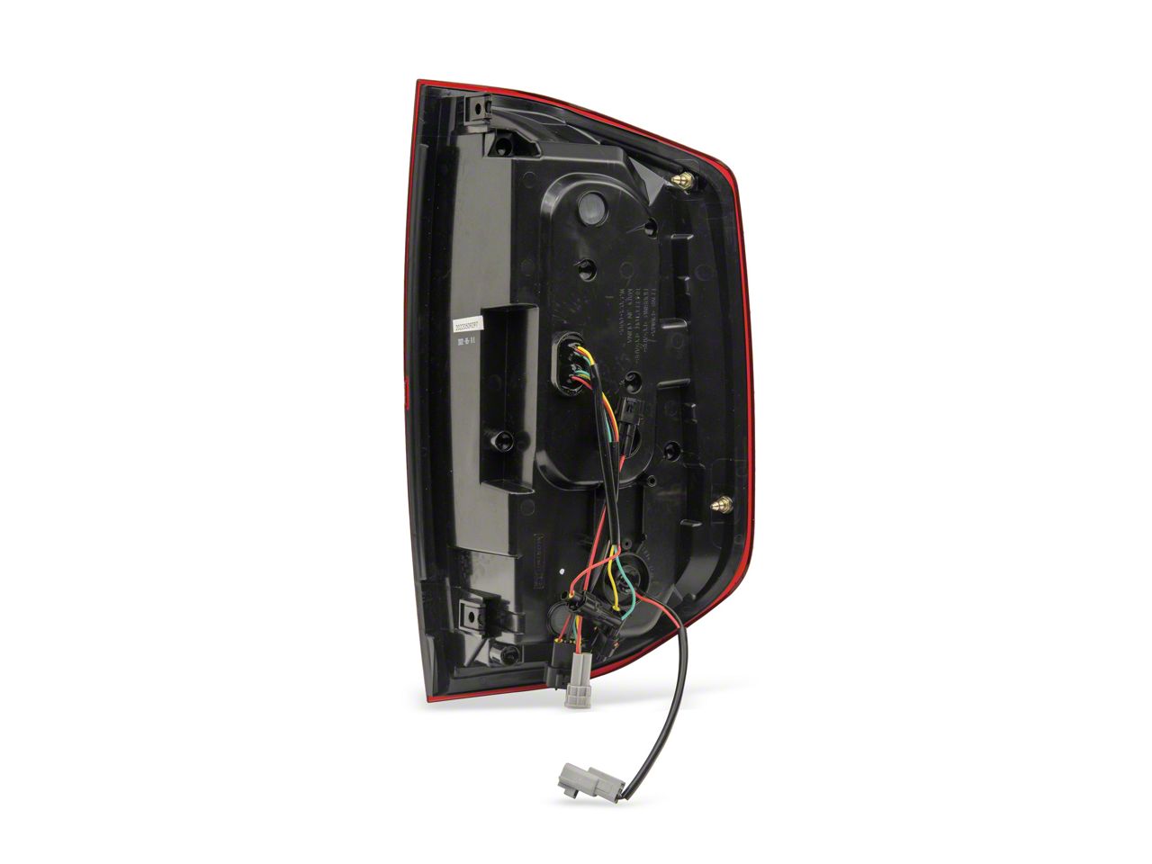 Morimoto Tundra XB LED Tail Lights; Black Housing; Red Lens LF706