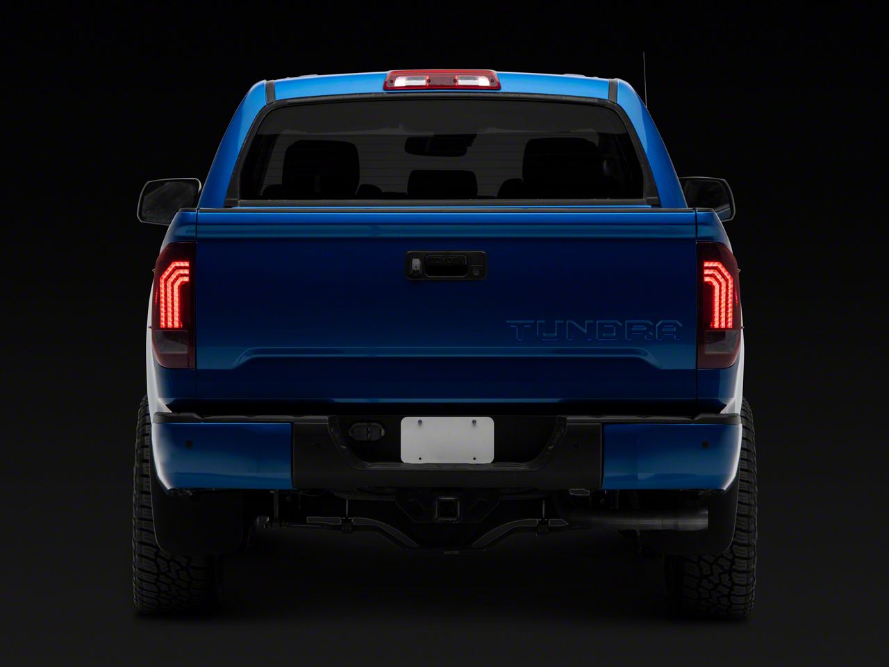 Morimoto Tundra XB LED Tail Lights; Black Housing; Red Lens