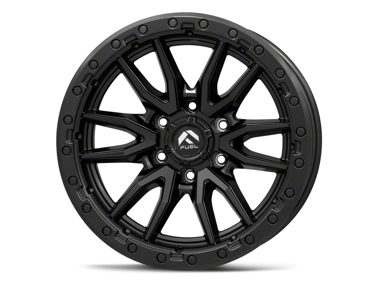 Fuel Wheels Tundra Rebel Matte Black 6-Lug Wheel; 22x12; -44mm