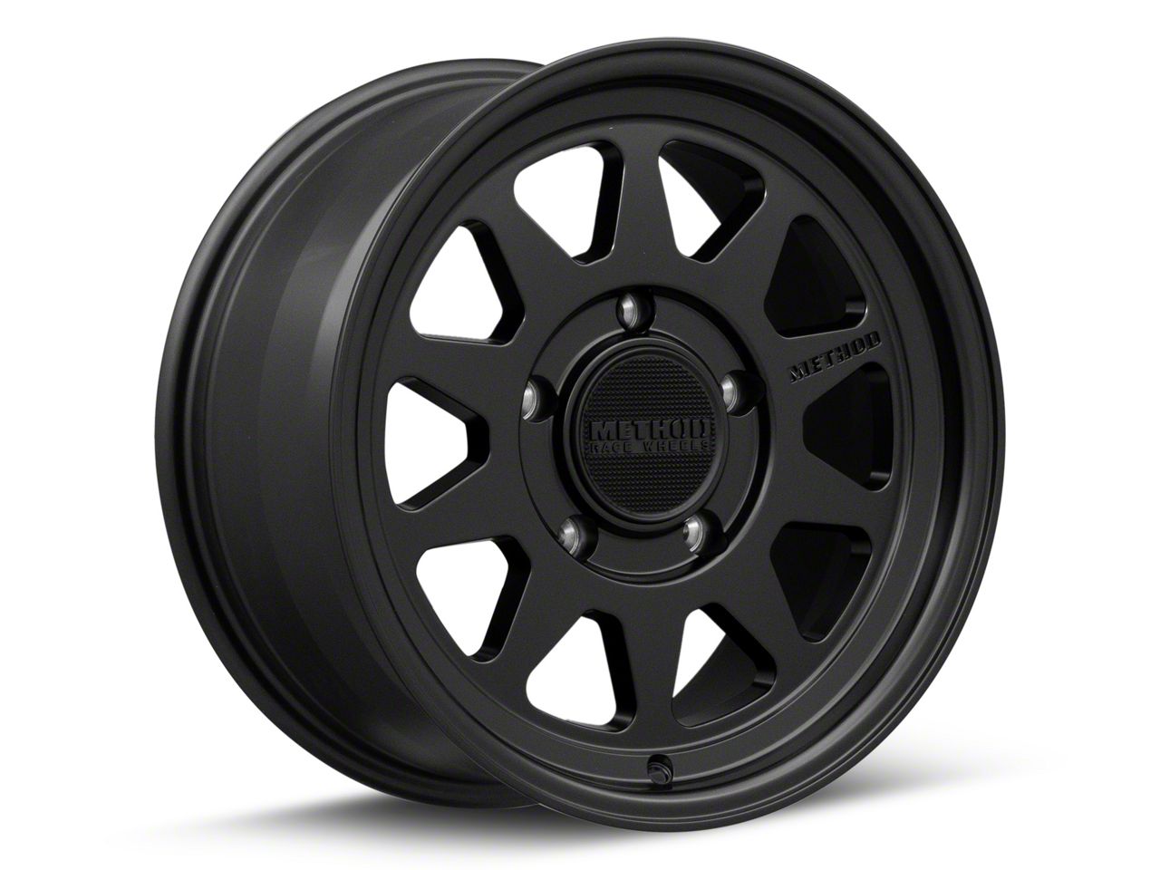Method Race Wheels Tundra MR316 Matte Black 5-Lug Wheel; 18x9