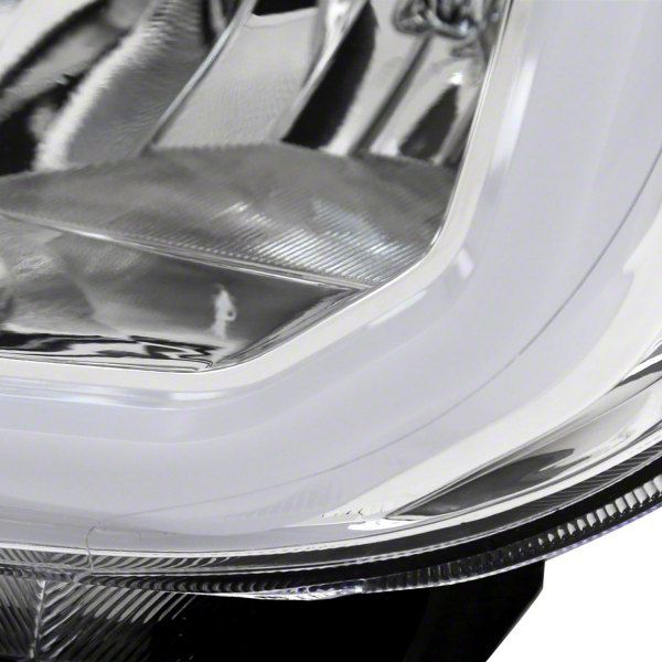 AJP Distributors Chrome Clear Headlight Assembly Pair – For Toyota Tundra 2007-2013 & Sequoia 2008-2017, Halogen, SAE Certified