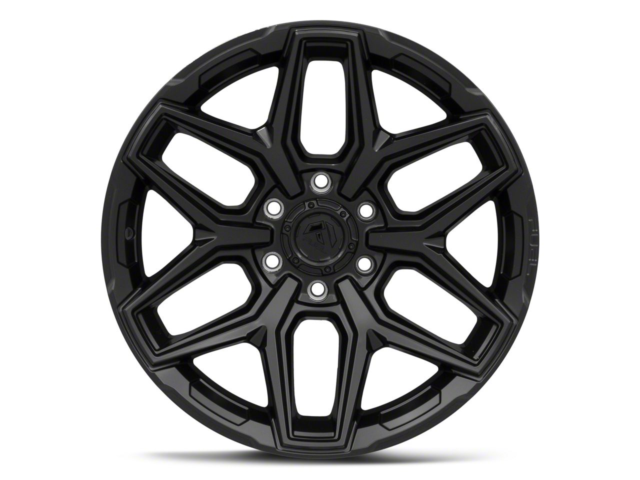 Fuel Wheels Tundra Flux Blackout 6-Lug Wheel; 22x10; -18mm Offset