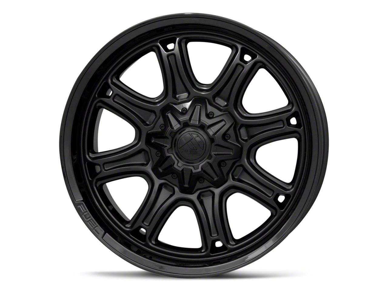 Fuel Wheels Tundra Darkstar Matte Black with Gloss Black Lip Fuel Wheels Tundra Darkstar Matte Black with Gloss Black Lip
