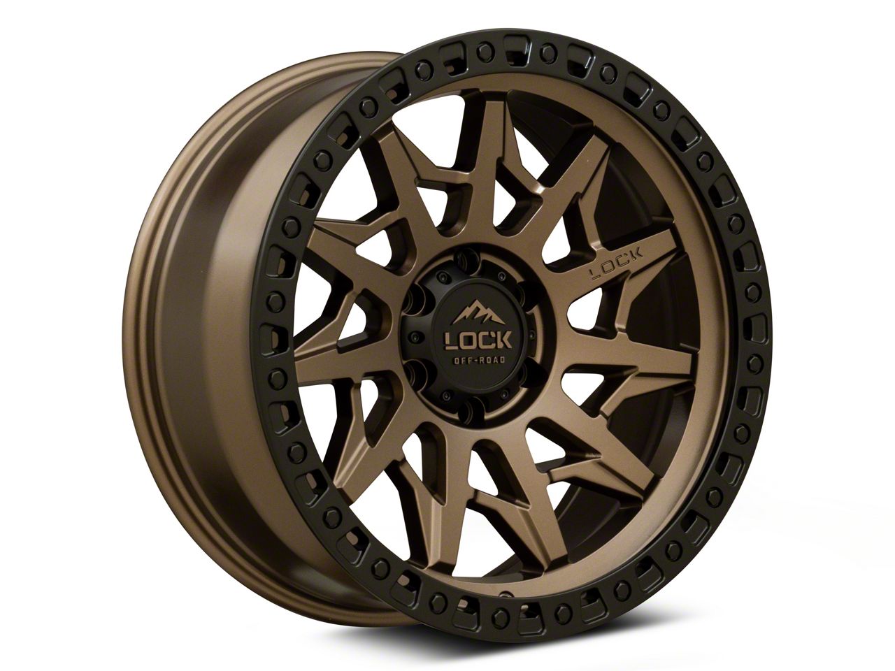 【LUNA】 Lock Off-Road Toyota 4-Runner Lunatic Matte Black with Matte