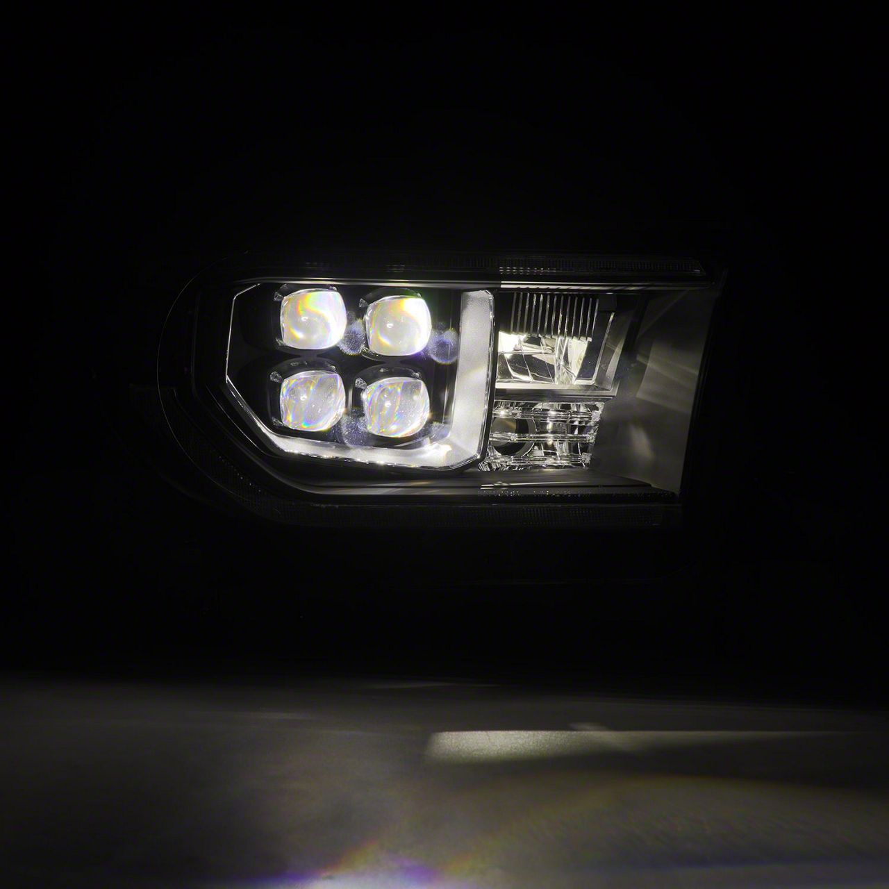 AlphaRex Tundra NOVA-Series LED Projector Headlights; Black