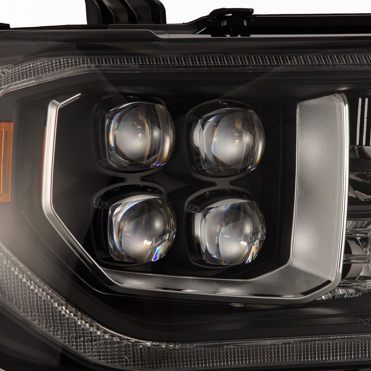 AlphaRex Tundra NOVA-Series LED Projector Headlights; Black