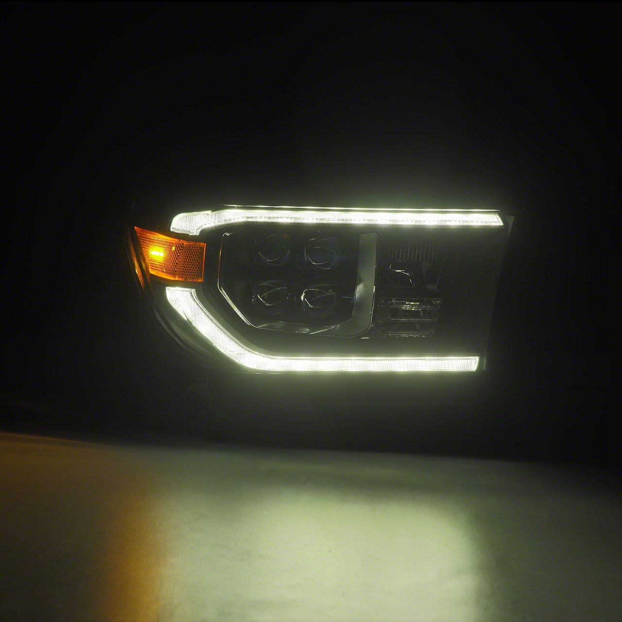 AlphaRex Tundra NOVA-Series LED Projector Headlights; Black