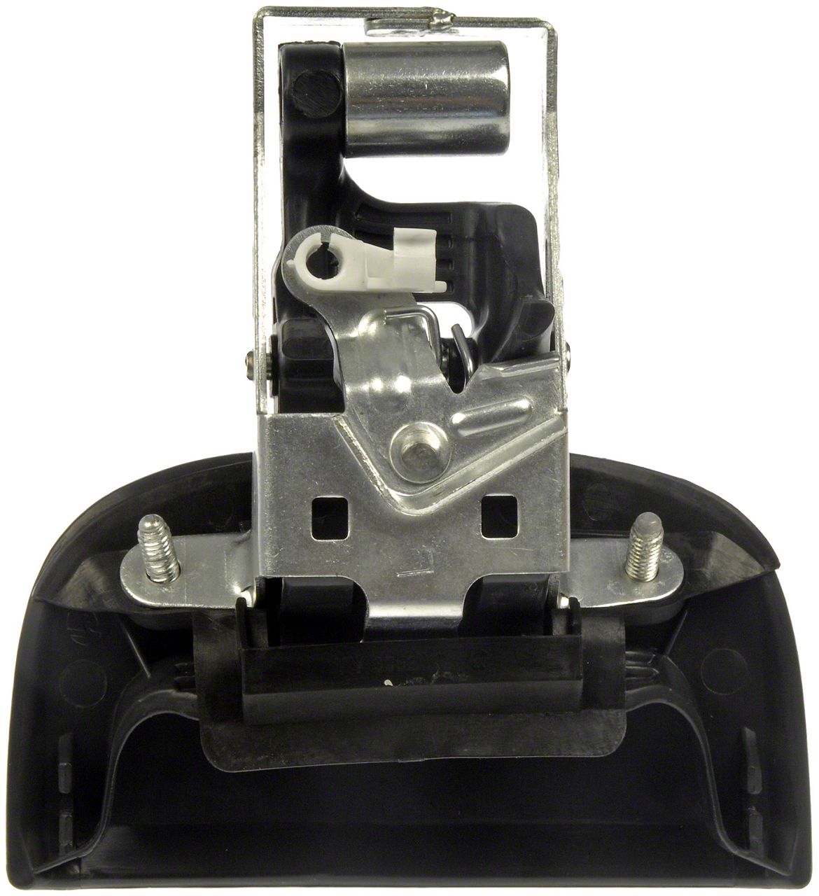 Tundra Exterior Door Handle; Smooth Black; Rear Driver Side (07-21