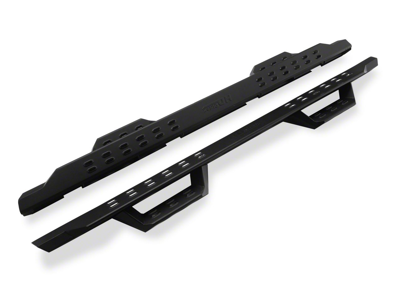 Tundra Drop Style Door to Door Nerf Side Step Bars; Black (22-26