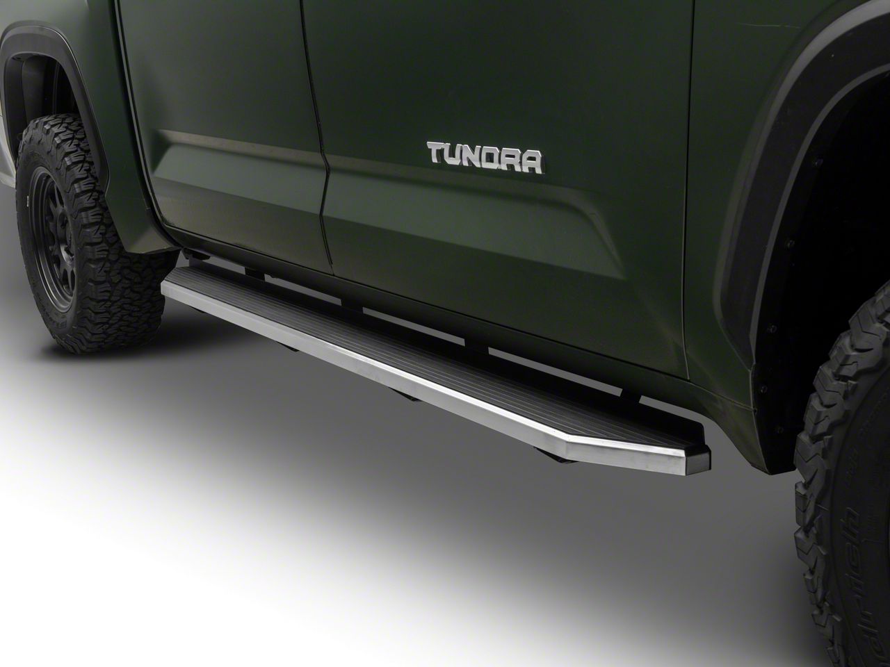Tundra H-Style Running Boards; Polished (22-25 Tundra