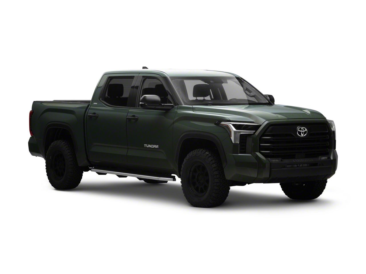 Tundra H-Style Running Boards; Polished (22-25 Tundra