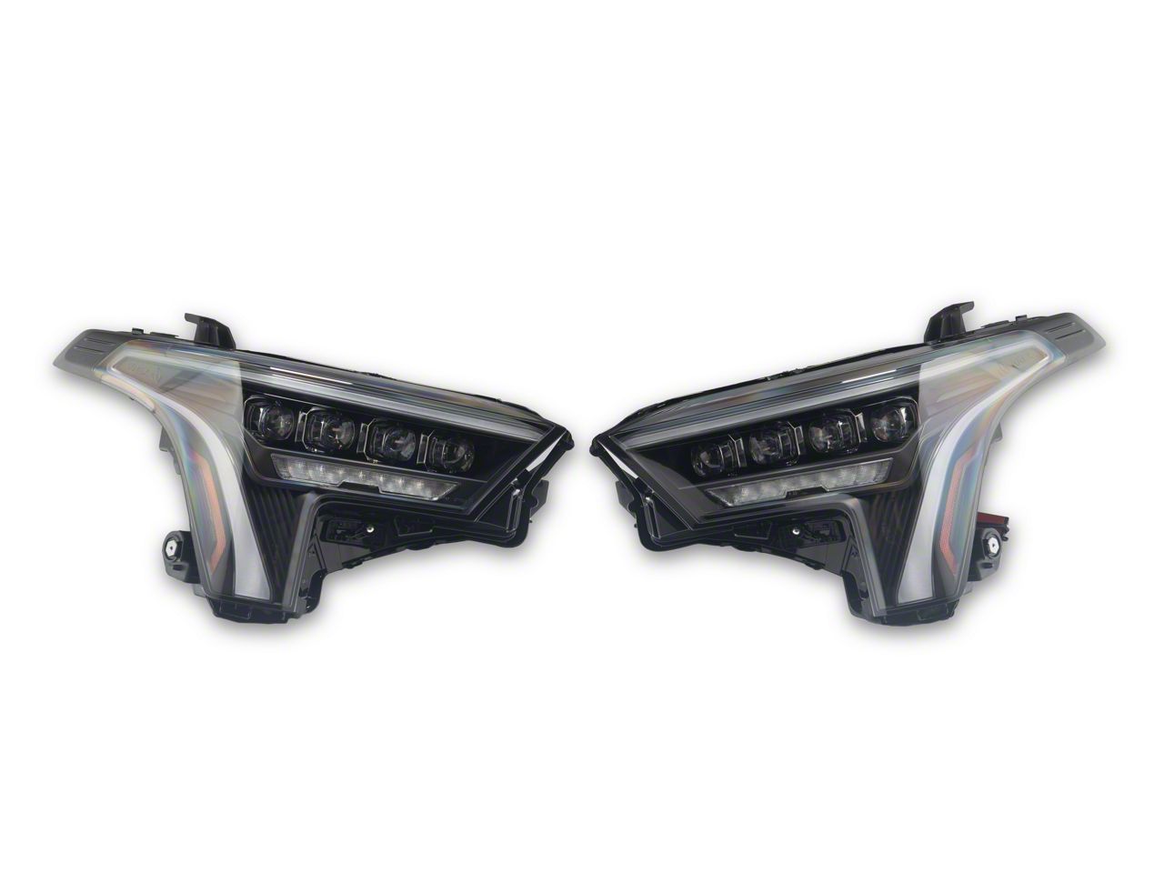 AlphaRex Tundra NOVA-Series LED Projector Headlights with Amber