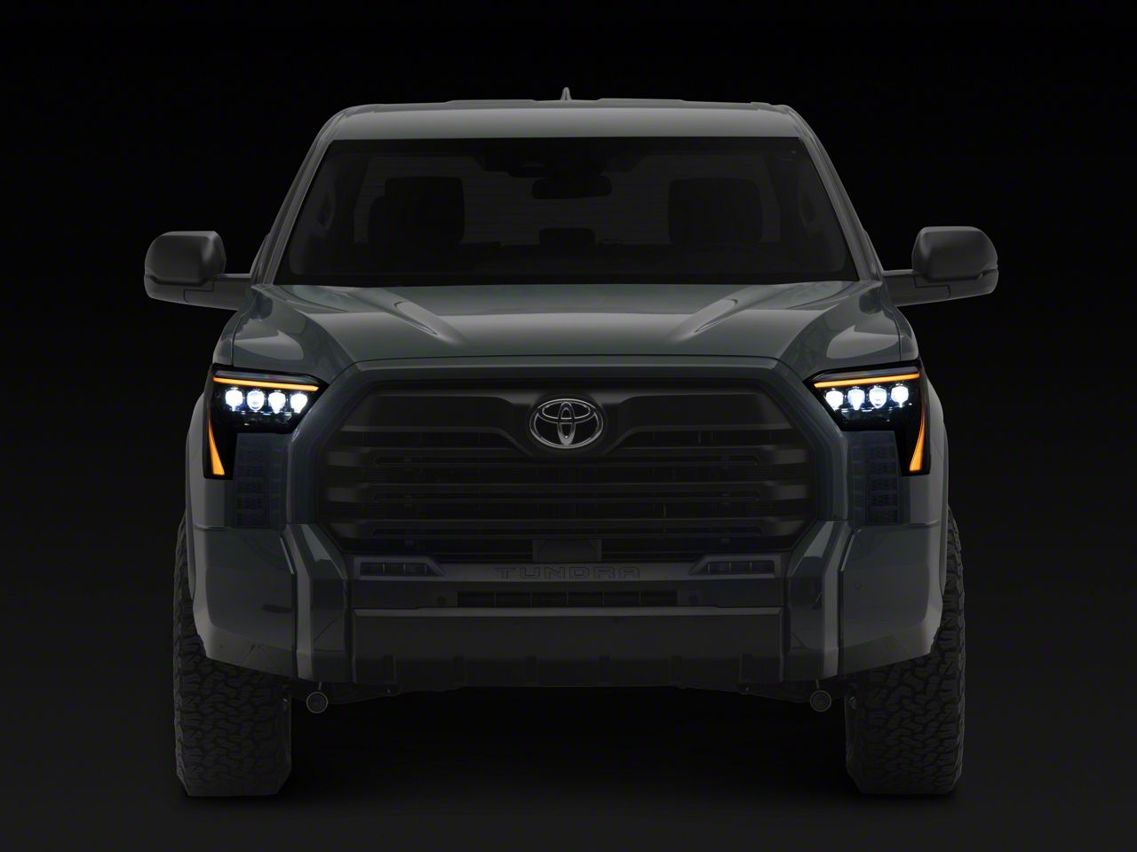 AlphaRex Tundra NOVA-Series LED Projector Headlights with Amber