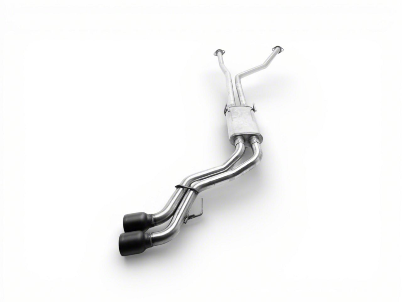 Flowmaster Tundra FlowFX Dual Exhaust System with Black Tips; Same