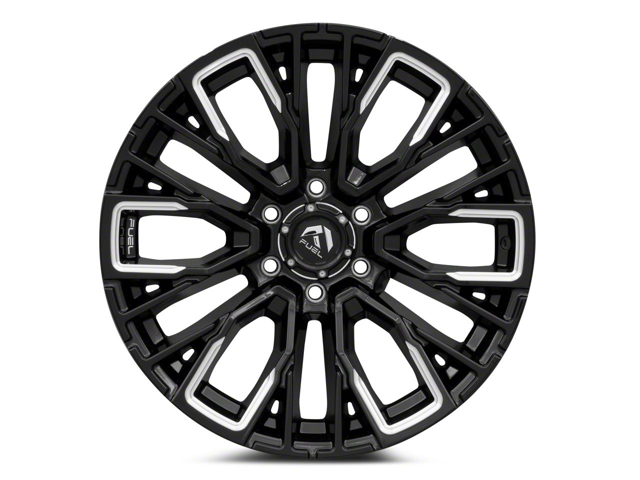 Fuel Wheels Tundra Rebar Gloss Black Milled 6-Lug Wheel
