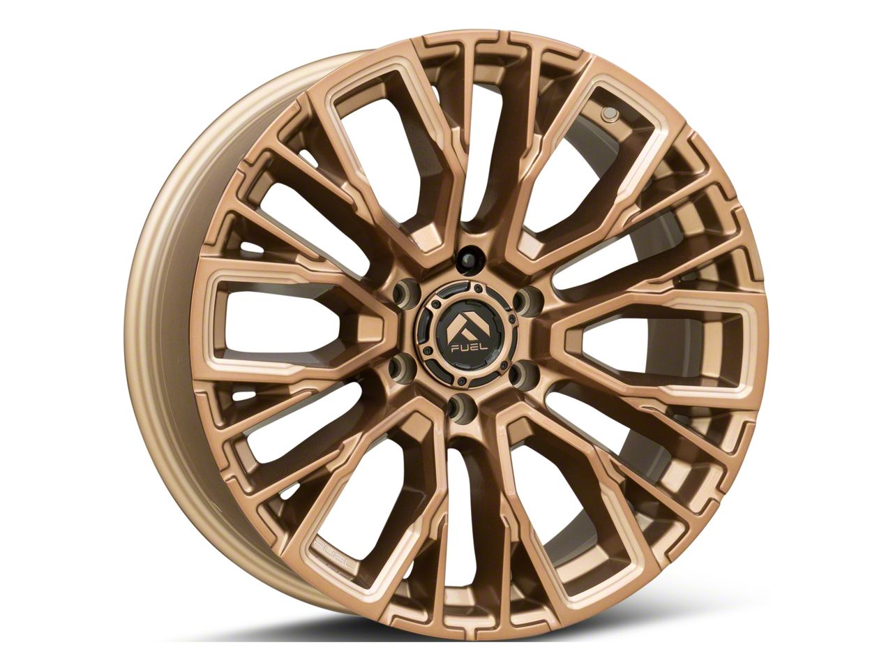 Fuel Wheels Tundra Rebar Platinum Bronze Milled 6-Lug Wheel; 20x10