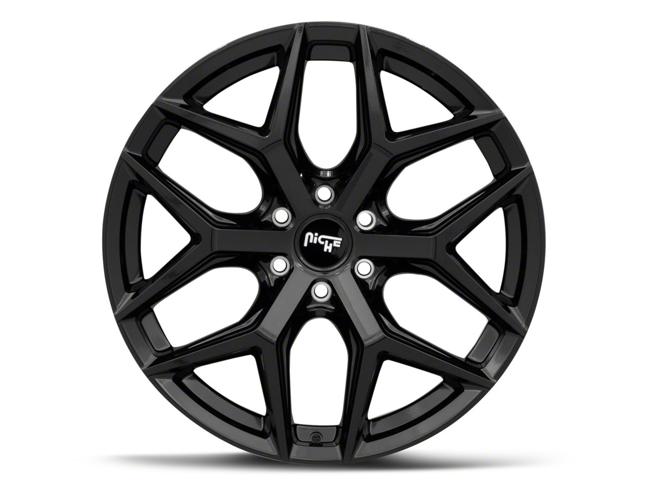 Niche Tundra Vice SUV Gloss Black 6-Lug Wheel; 22x9.5; 30mm Offset