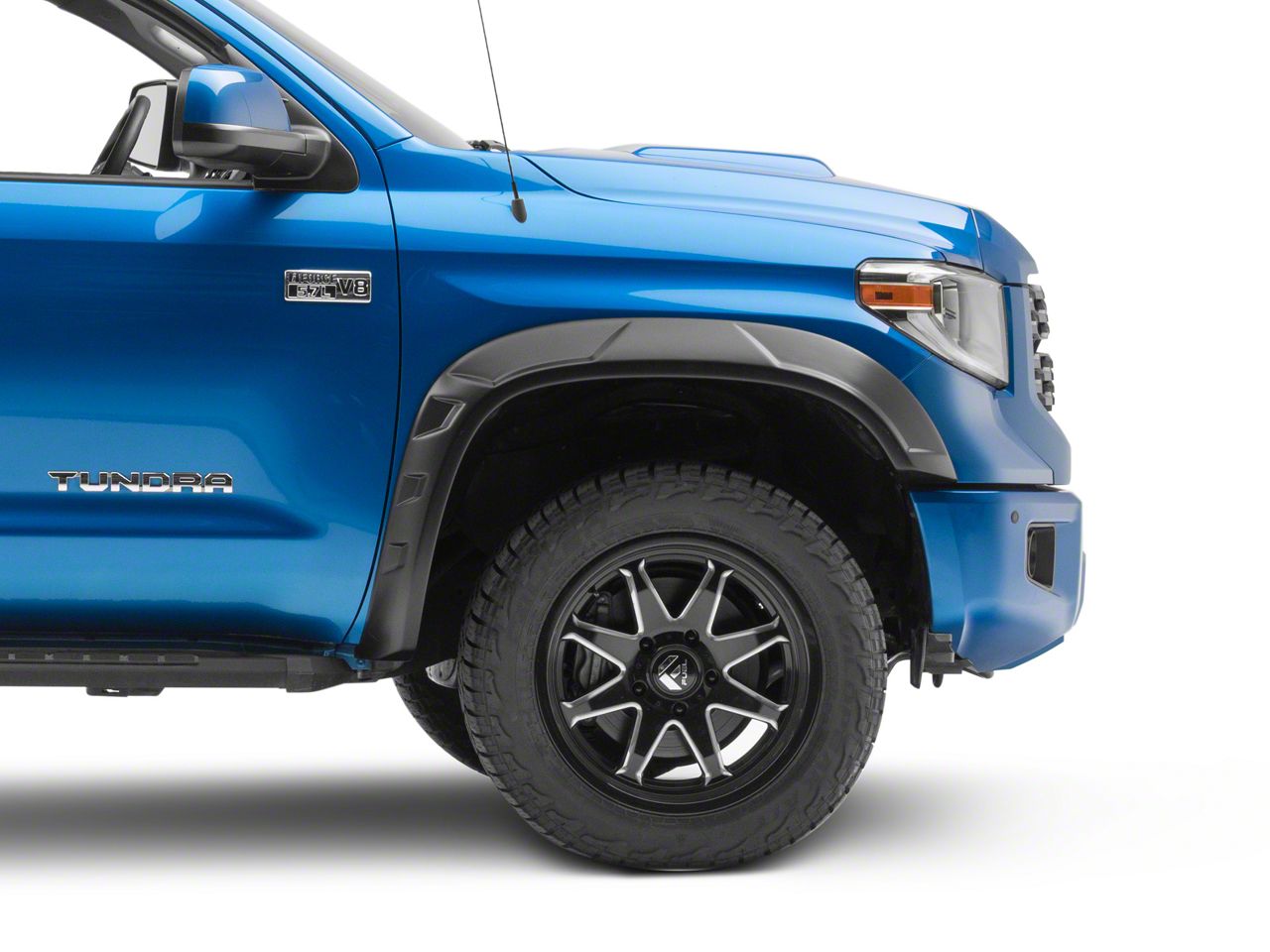 Bushwacker Tundra DRT Style Fender Flares; Matte Black 30923