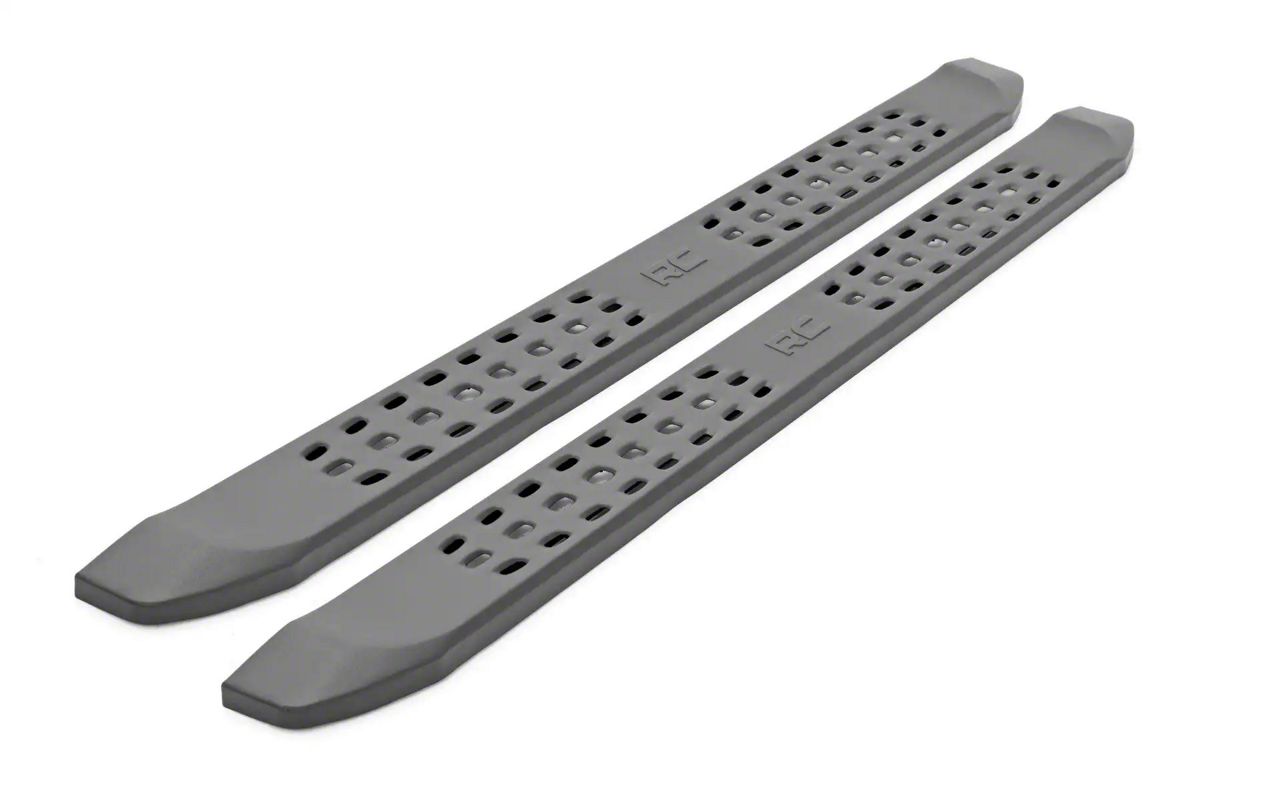 Rough Country Tundra RPT2 Running Boards; Matte Black 44006 (07-21