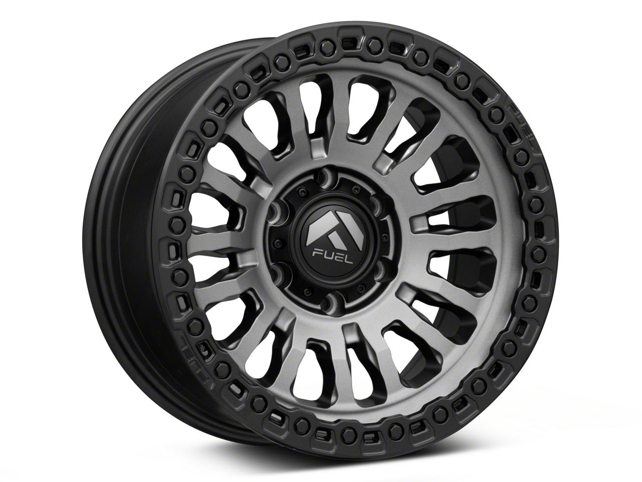 Fuel Wheels Tundra Rincon Matte Gunmetal with Matte Black