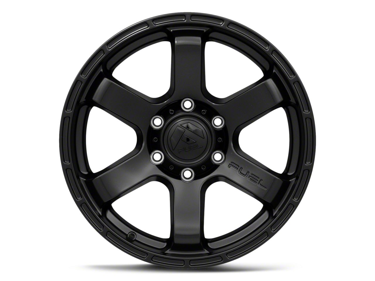 Fuel Wheels Tundra Rush Satin Black 6-Lug Wheel; 20x9; 1mm Fuel Wheels Tundra Rush Satin Black 6-Lug Wheel; 20x9; 1mm