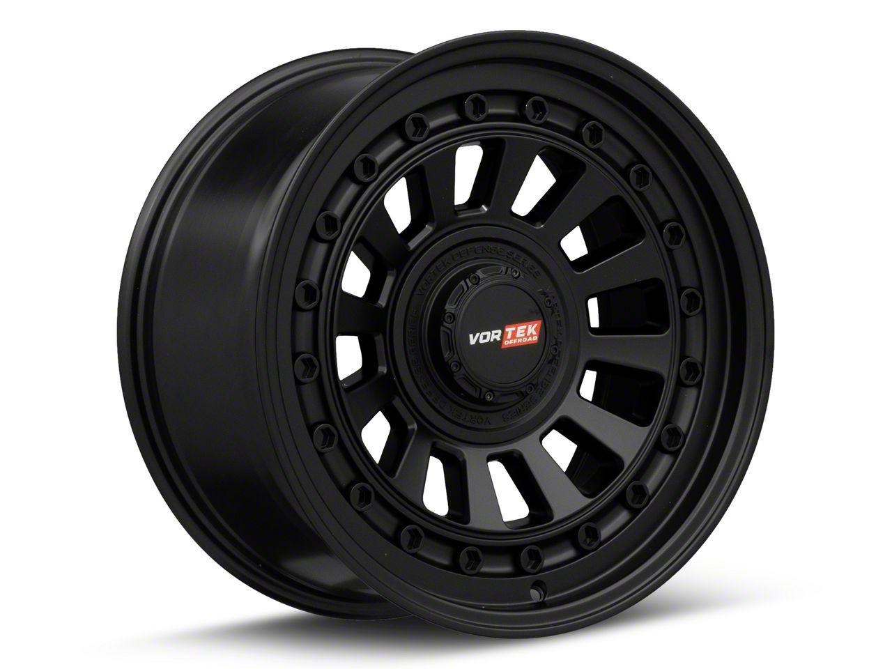 Vortek Off-Road Tundra VRD-702 Matte Black 6-Lug Wheel; 18x9