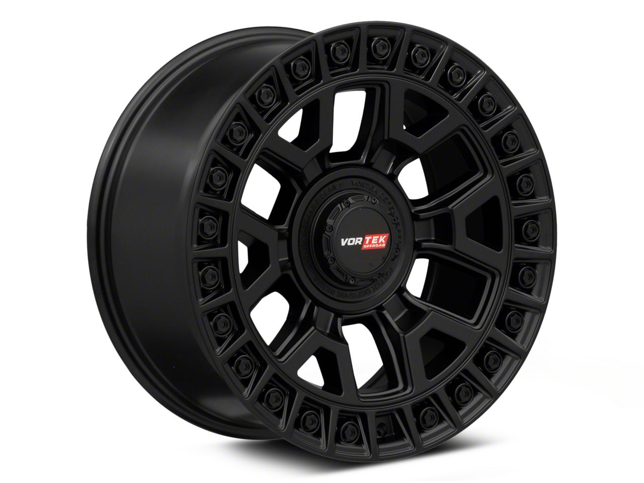 【人気ショップが最安値挑戦！】 Matte VRD-704 Tundra Off-Road Vortek Black 20x9 Wheel; 6-Lug トップス
