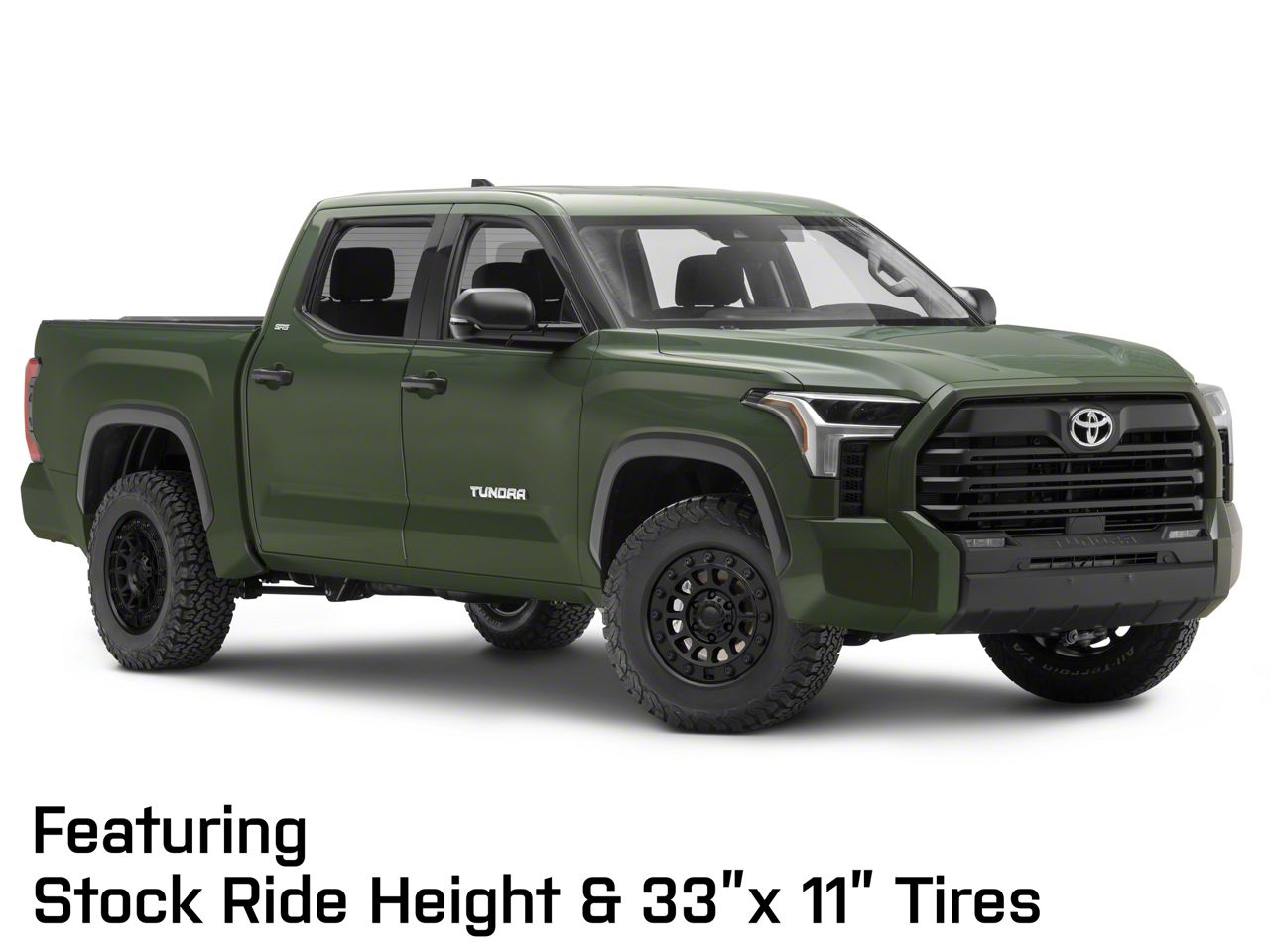Black Rhino Tundra Outback Matte Black 6-Lug Wheel; 18x8; 32mm