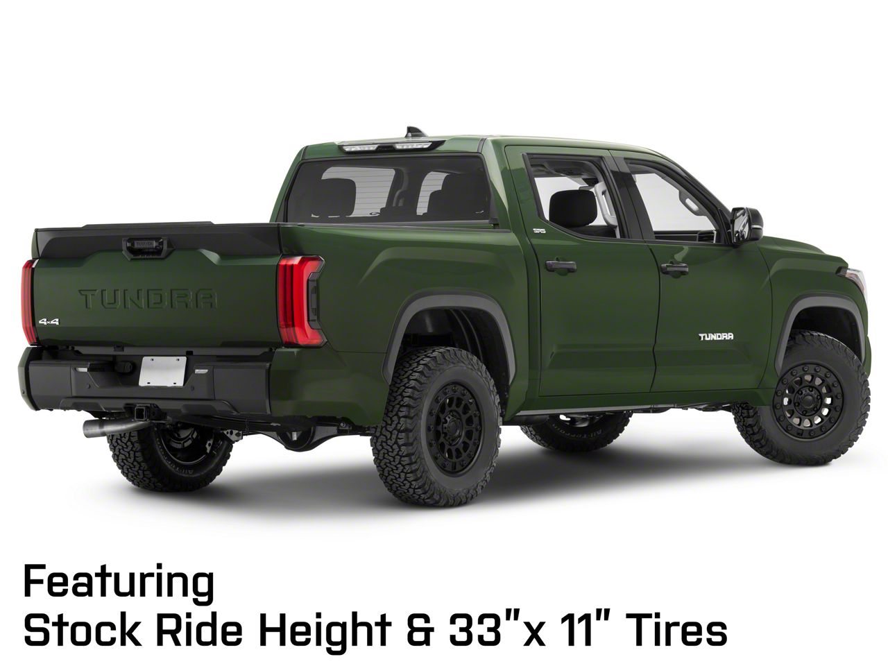 Black Rhino Tundra Outback Matte Black 6-Lug Wheel; 18x8; 32mm