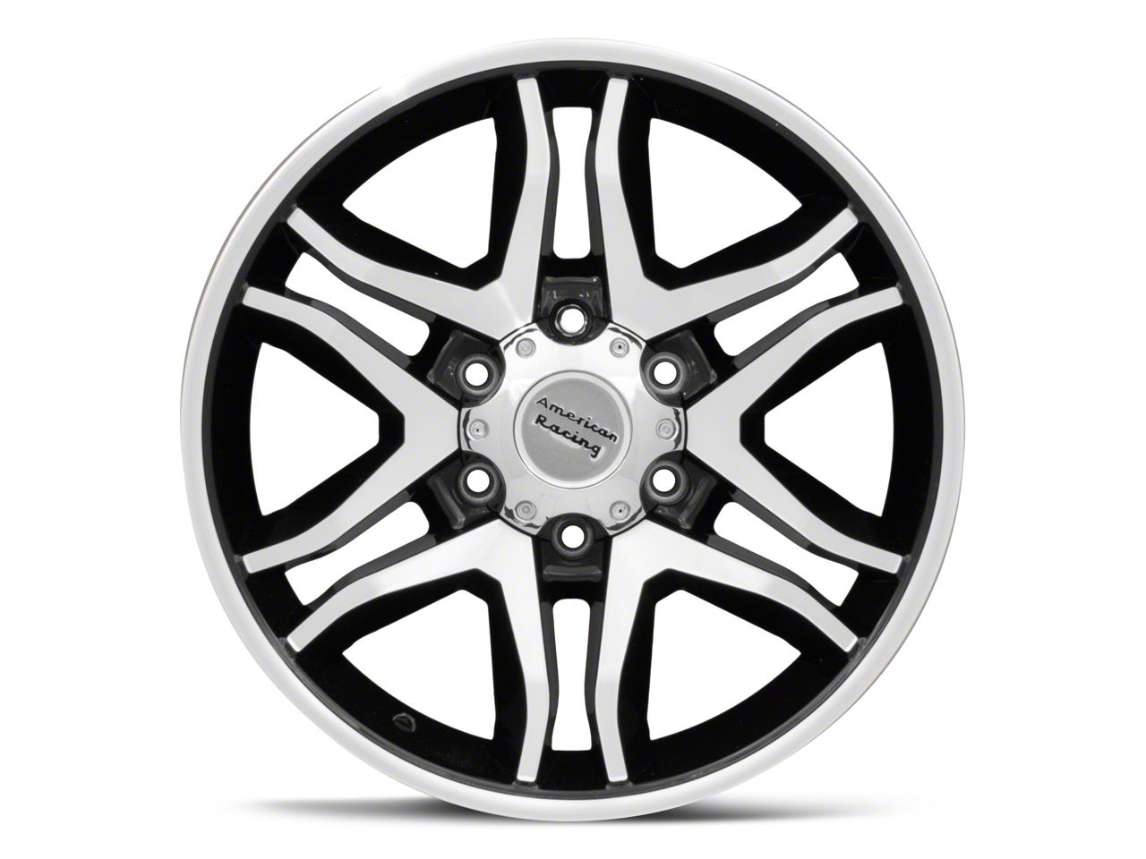 American Racing Tundra Mainline Gloss Black Machined 6-Lug