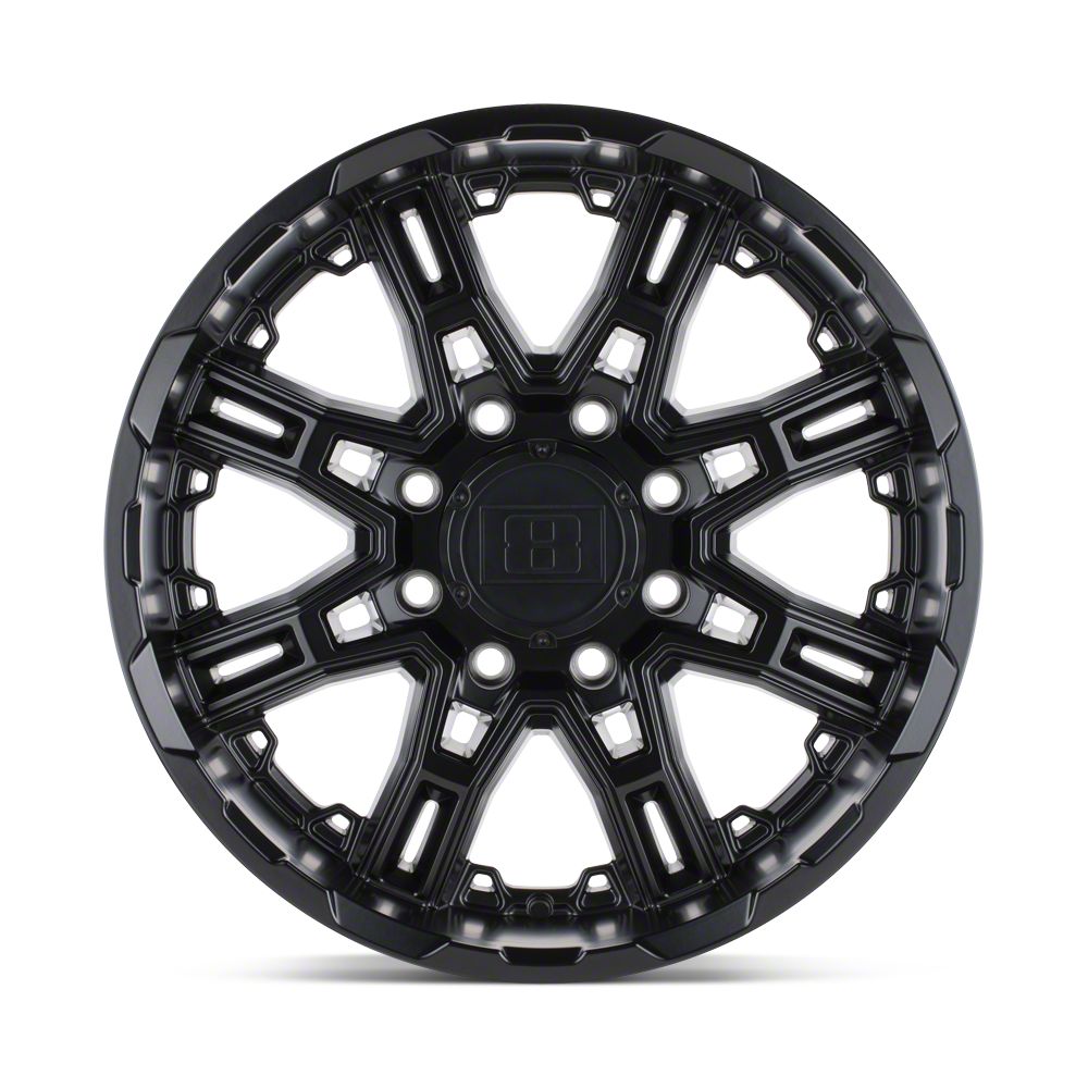 Level 8 Wheels Tundra Slingshot Matte Black 5-Lug Wheel