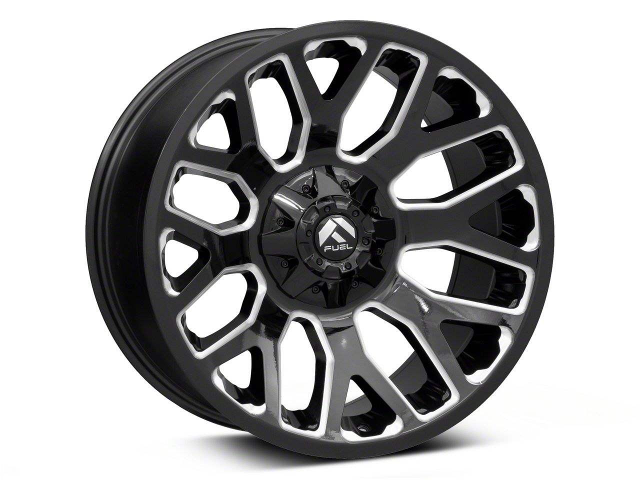 Fuel Wheels Tundra Warrior Gloss Black Milled 6-Lug Wheel