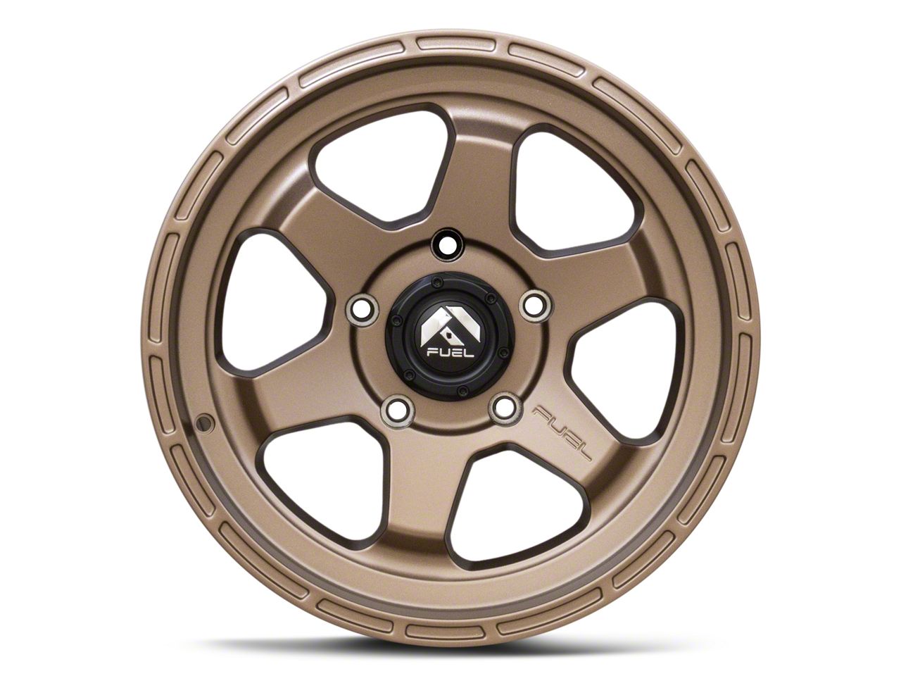 Fuel Wheels Tundra Shok Matte Bronze 5-Lug Wheel; 18x9; 20mm