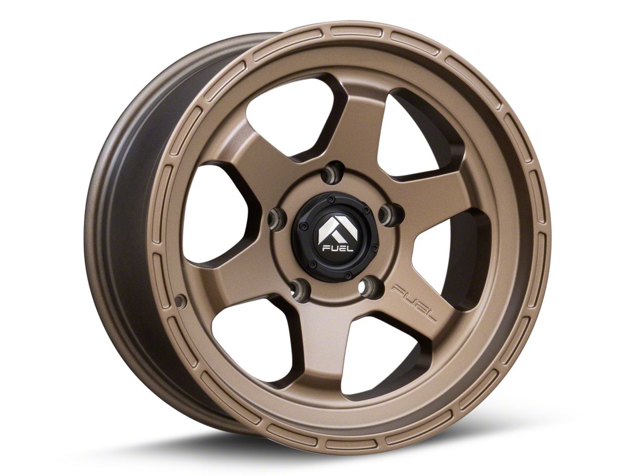 Fuel Wheels Tundra Shok Matte Bronze 5-Lug Wheel; 18x9; 20mm