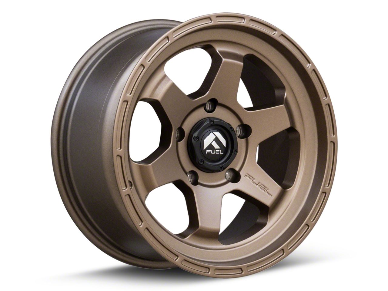 Fuel Wheels Tundra Shok Matte Bronze 5-Lug Wheel; 18x9; 20mm