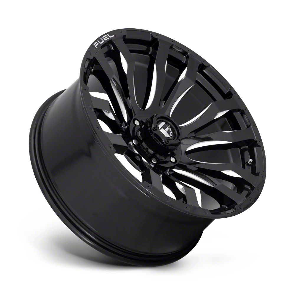 Fuel Wheels Tundra Blitz Gloss Black Milled 5-Lug Wheel; 18x9
