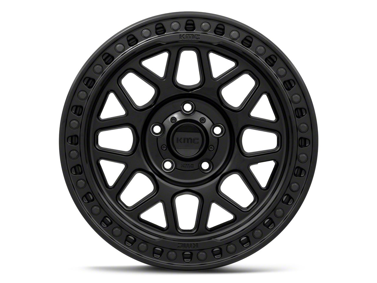 KMC Tundra GRS Satin Black 5-Lug Wheel; 17x9; 18mm Offset