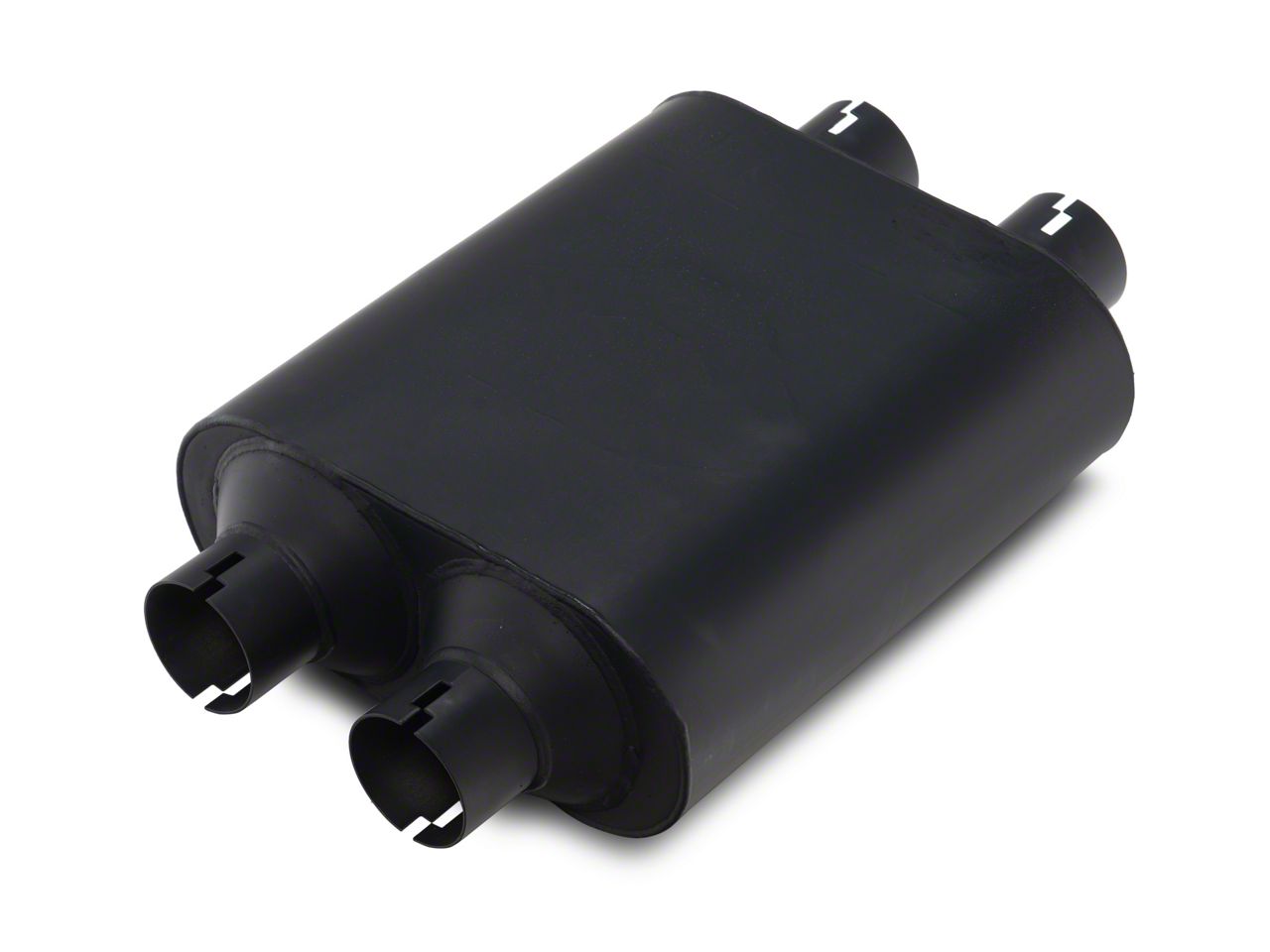 C&L Tundra Dual Exhaust System with Polished Tips; Side Exit